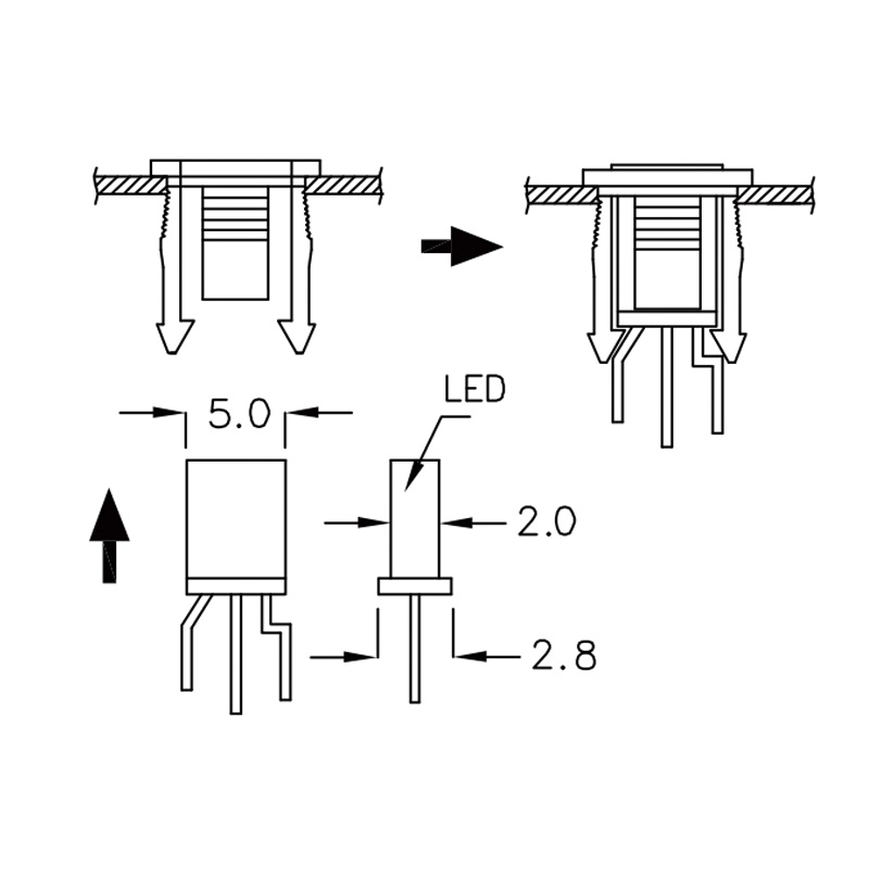 LED Lens Holder LS-SD1